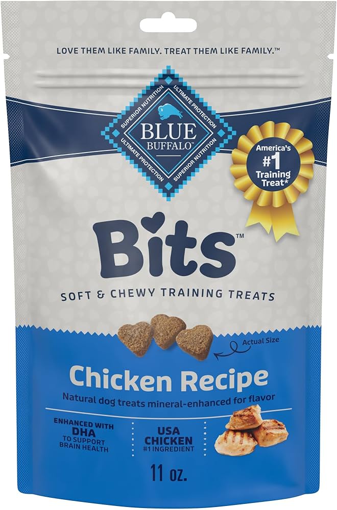 BLUE DOG BITS SNACKS PARA PERROS SABOR A POLLO 311 G  11 OOZ 