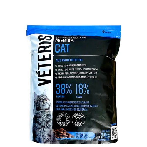 Veteris Alimento Completo De Alta Calida Cat 2kg