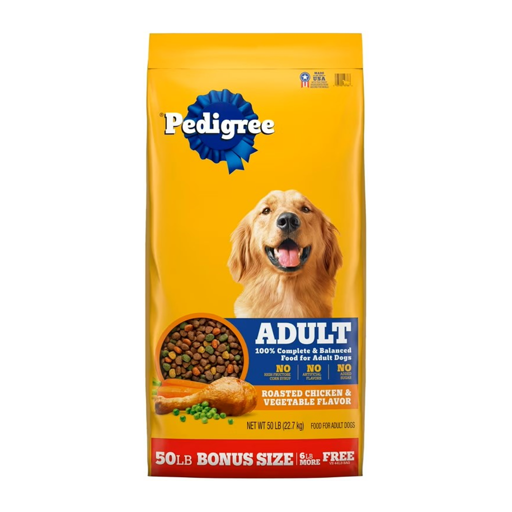 Perrarina Pedigree Adult Pollo Y Vegetales, 50lbs 22.47kg