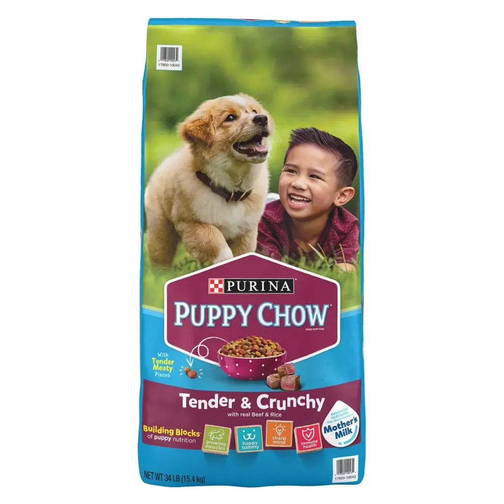 Perrarina Puppy Chow De Carne Tender AND Crunchy 34Lbs