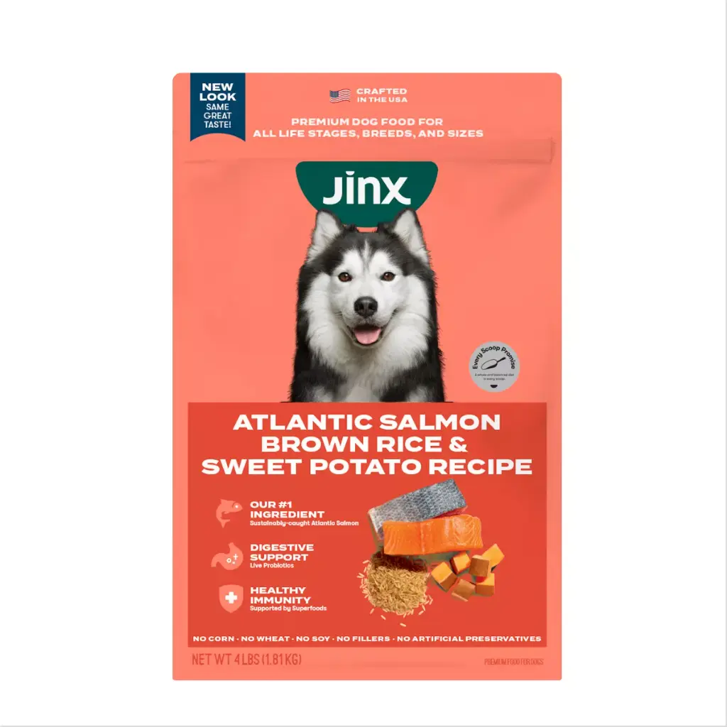 Jinx Alimento Seco Para Perros Salmon,Brown Rice AND Sweet Potato 4lbs - 1.81kg