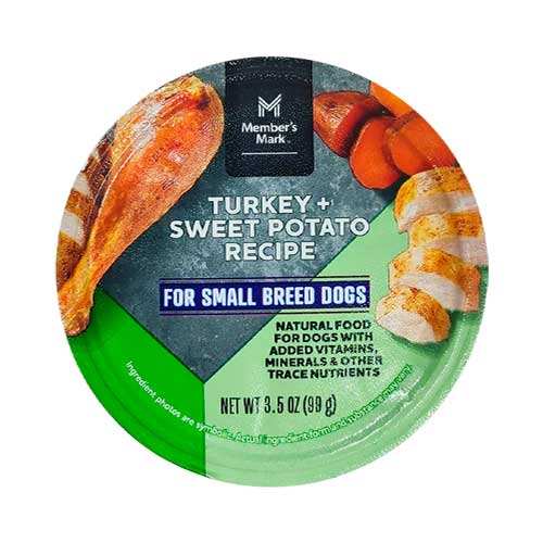 Alimento Humedo para Perros Pavo con Batata Dulce Members Mark 99g