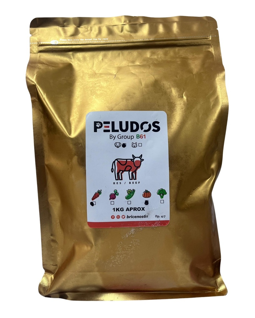 Alimento Barf De Res Perro 1kg