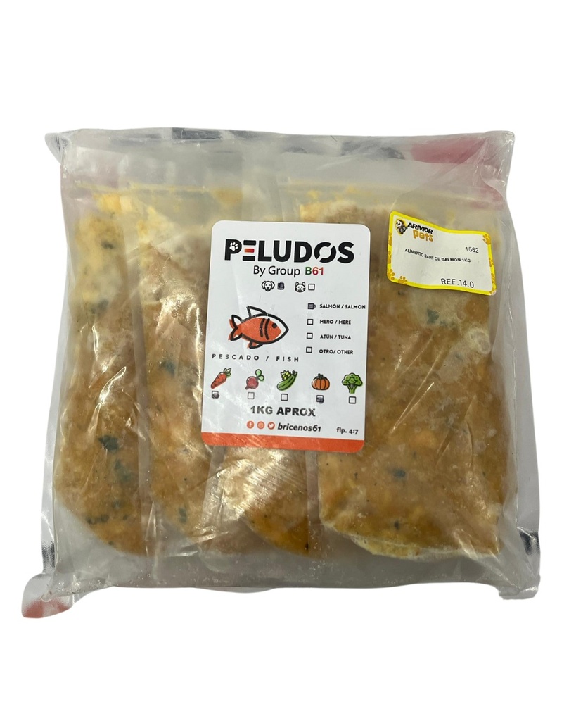 Alimento Barf De Salmon 1kg