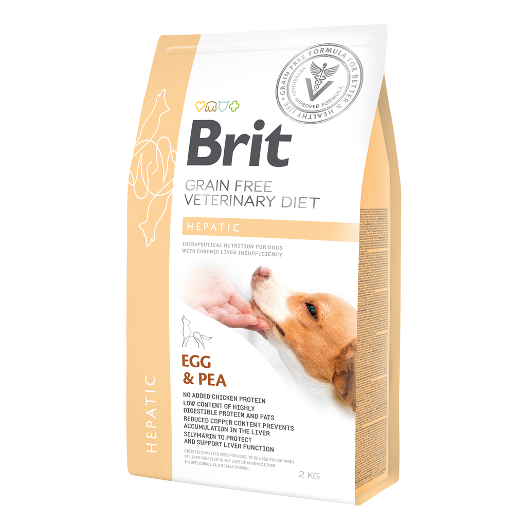 Brit Grain Free Hepatic- Egg and Pea Flavor 2 Kg.
