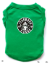 CAMISETA INFORMAL PARA MASCOTAS MOTIVO DE STARBARK DOGEE VERDE TALLA S
