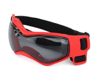 GAFAS PARA MASCOTAS CON PROTECCION UV COLOR ROJO TALLA S