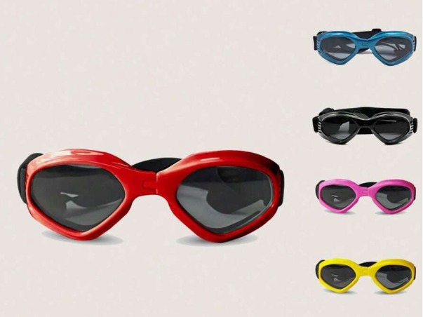 GAFAS PROTECTORAS DE PERRO PLEGABLES A PRUEBA DE VIENTO COLORES SURTIDOS