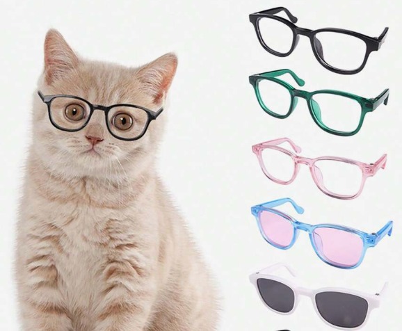 LENTES PARA MASCOTAS CON PROTECCION SOLAR ADECUADOS PARA DECORACION