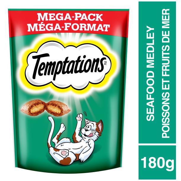 TEMPTATIONS CAT TREATS SABOR A MARISCOS 180G / 6.3 OZ