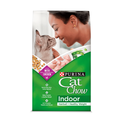 PURINA CAT CHOW INDOOR HEALTHY WEIHT & HAIRBALL CONTROL FLAVOR CHICKEN 20 LB-9,07KG