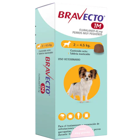 BRAVECTO 1M 2-4,5KG