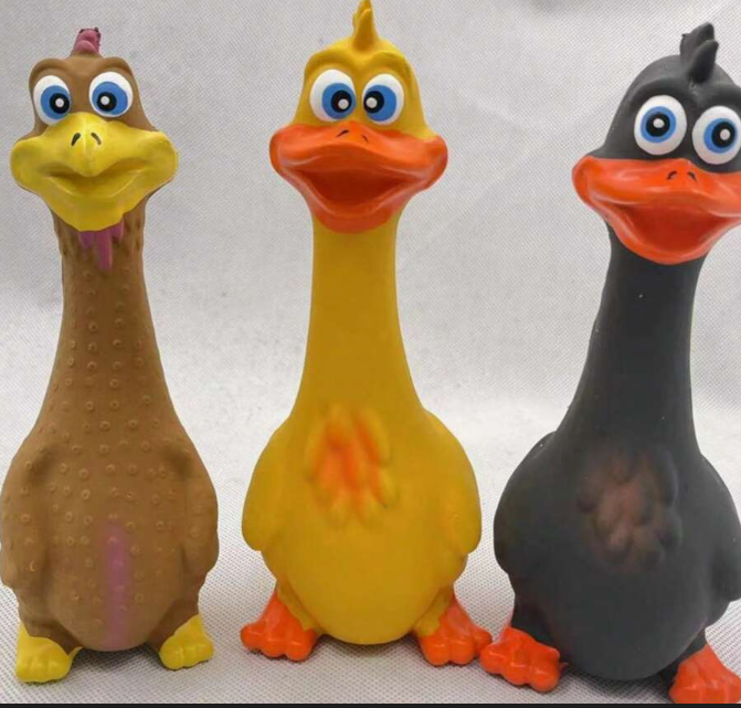 JUGUETES DE LATEX MASTICABLE PARA MASCOTAS EN FORMA DE ANIMAL MULTICOLOR 