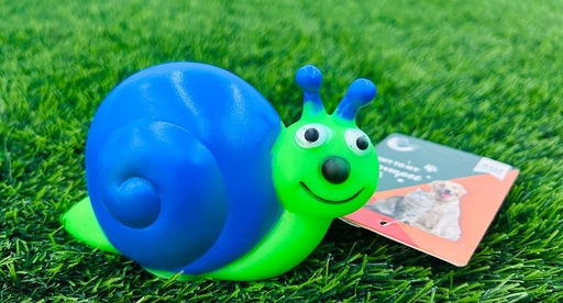 [011] Fancy Pet Caracol De Juguete Chirriante Para Mascotas