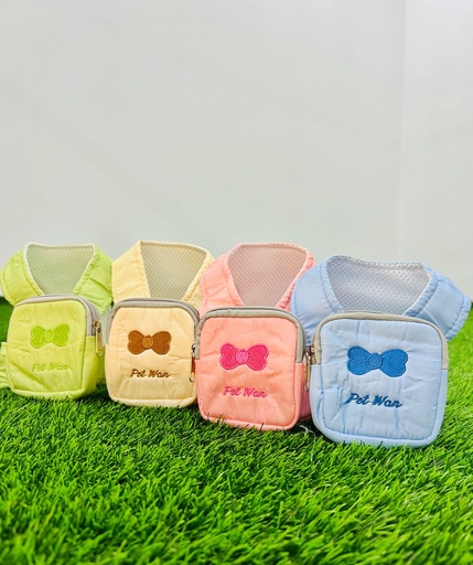 [015] Arnes De Mascota Con Mochila Y Correa Pet Wan Talla L Colores Variados