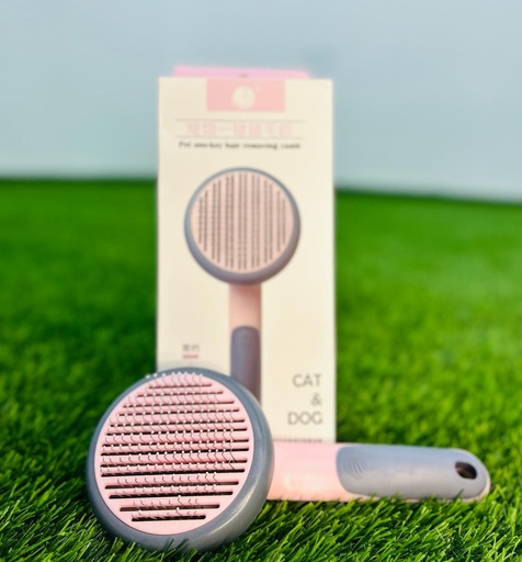 [020] Cepillo Removedor Redondo Para Mascotas Colores Variados