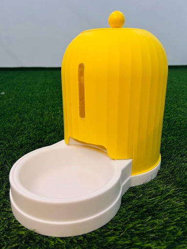 [047] Conjunto De Comedero Y Bebedero Pequeño Separable Para Mascotas Colores Variados