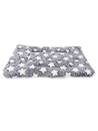 [078] Cama Para Mascotas Color Azul Con Motivo De Estrellas Blancas 40cm X 60cm