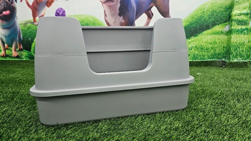 [1004] Arenero Plegable De Tres Capas Extra Grande Color Gris