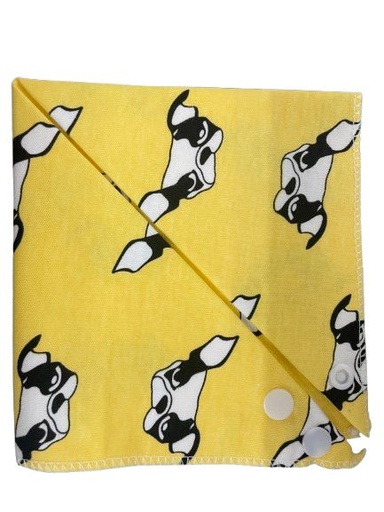 [1019] Pañoleta Con Estampado De Frenchi