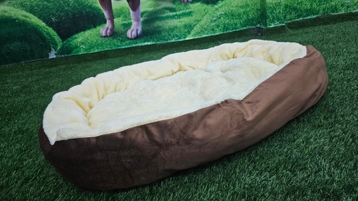 [103] Cama Para Mascotas Color Marron Oscuro 65cm X 75cm