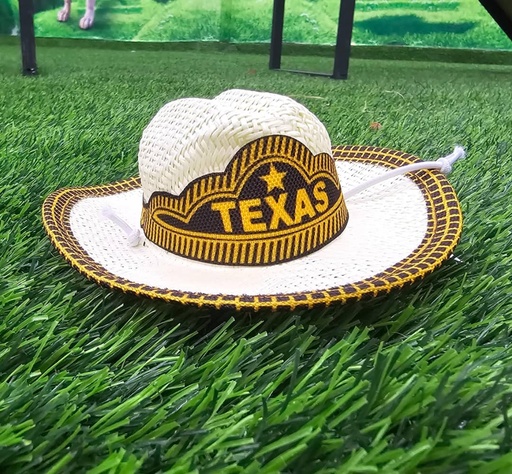 [1057] Sombrero De Vaquero Para Mascota Blanco