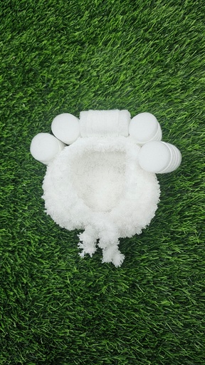 [1106] Peluca Para Gato De Rollos Blanco