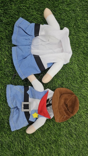 [1121] Disfraz De Vaquero Para Mascotas Talla Xl