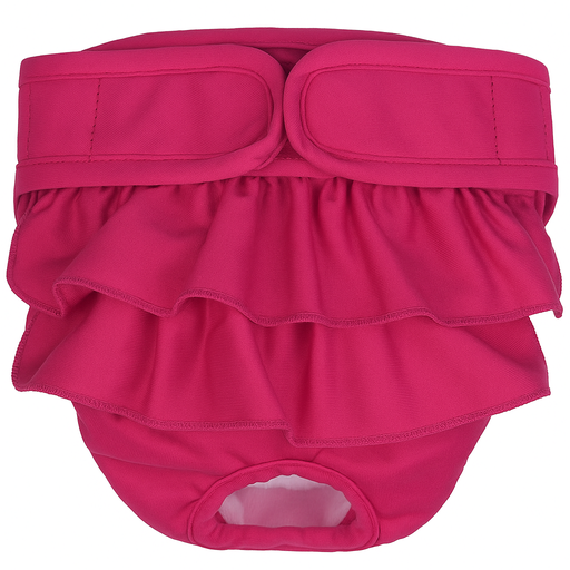 [1147] Pantys Labables Para Perro Con Faralao L Fucsia