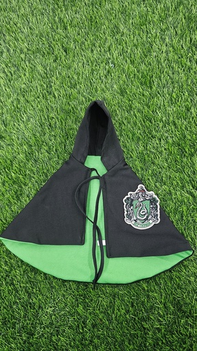 [1158] Capa Disfraz Para Mascotas De Harry Potter Slytherin Talla S