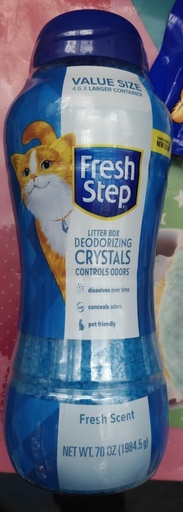 [1199] Fresh Step Fresh Scent Litter Crystals Aromatizante Para Gatos 70 Oz / 1984.5 G