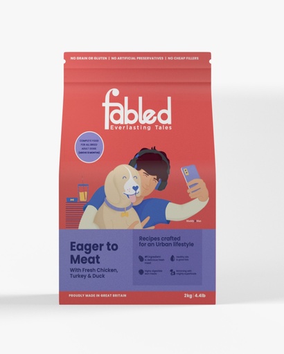 [1225] Alimento Para Perros Fable Eager To Meat 6kg