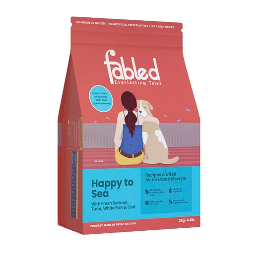 [1226] Alimento Para Perros Fabled Happy To Sea 2kg