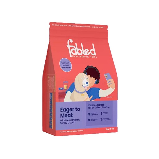 [1229] Alimento Para Perro Fabled Eager To Meat 2kg