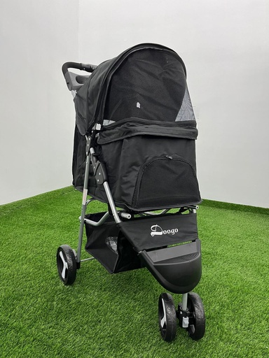 [141] Cochecito Para Mascota Color Negro