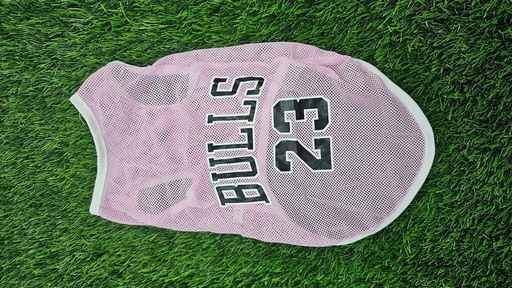 [257] Camisa De Basketball Chicago Bulls Color Rosada Talla M