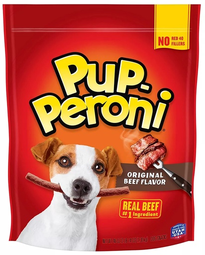 [397] Pup-Peroni Snacks Para Perros Con Sabor A Carne 46 Oz / 1.30 Kg