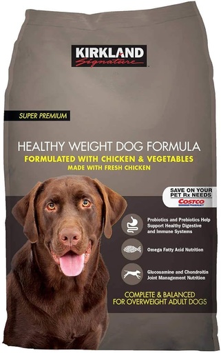 [423] Kirkland Signature Healthy Weight Dog Chicken & Vegetable 40 Lbs