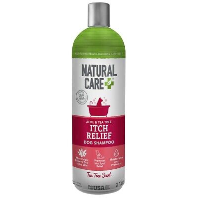 [475] Natural Care Aloe & Tea Tree Itch Relief Dog Shampoo Tea Tree Scent 20 Oz