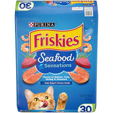 [495] Purina Friskies Seafood Sensations Dry Cat Food, 30 Lb.