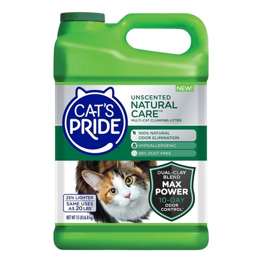 [568] Cats Pride Arena Para Gatos Sin Fragancia 15 Lb / 6.8 Kg