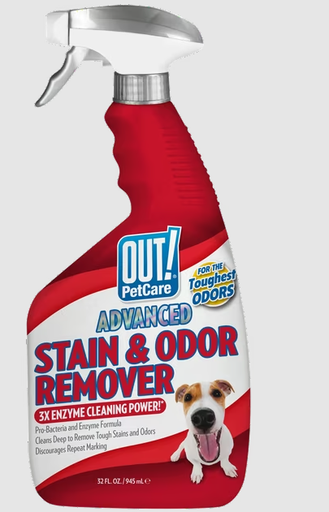 [666] Out! Petcare Advanced Stain & Odor Remover 32 Oz / 945 Ml