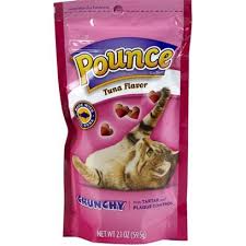 [753] Pounce Tartar Control Golosinas Para Gatos Con Sabor A Atún, 2.1 Oz.