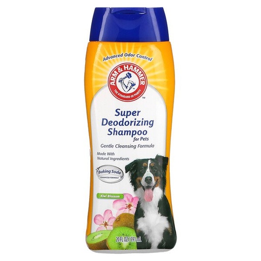 [791] Arm & Hammer Shampoo Para Perros Super Desodorizante Kiwi Blossom 20 Oz
