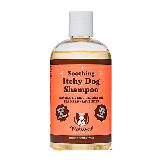 [803] Natural Dog Company Shampoo Para Perros Anti Picazon 12 Oz / 355 Ml