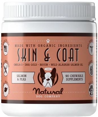 [805] Natural Dog Company Suplemento Para La Piel Y El Pelaje 90 Pastillas Masticables