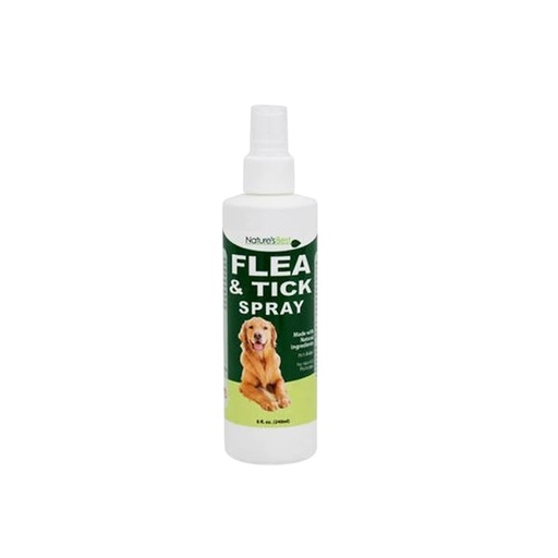 [961] Natures Best Flea & Tick Spray Para Pulgas Y Garrapatas 8 Oz / 236ml