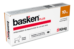 [23842] Konig Basken Plus Perro Chico 10kg 4 Comprimidos