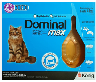 [23847] Konig Dominal Max Pipeta Gatos Hasta 4 Kg