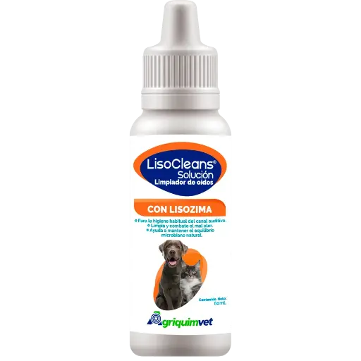 [90800] Agriquimvet Lisocleans Limpador De Oidos 60ml